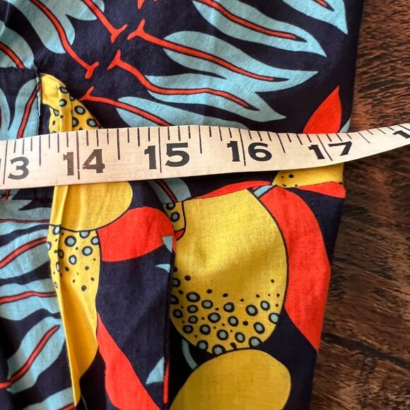 Cabi V-Neck Maxi Dress With Tropical Boho Print & Self-Tie Waist S - Picture 5 of 9